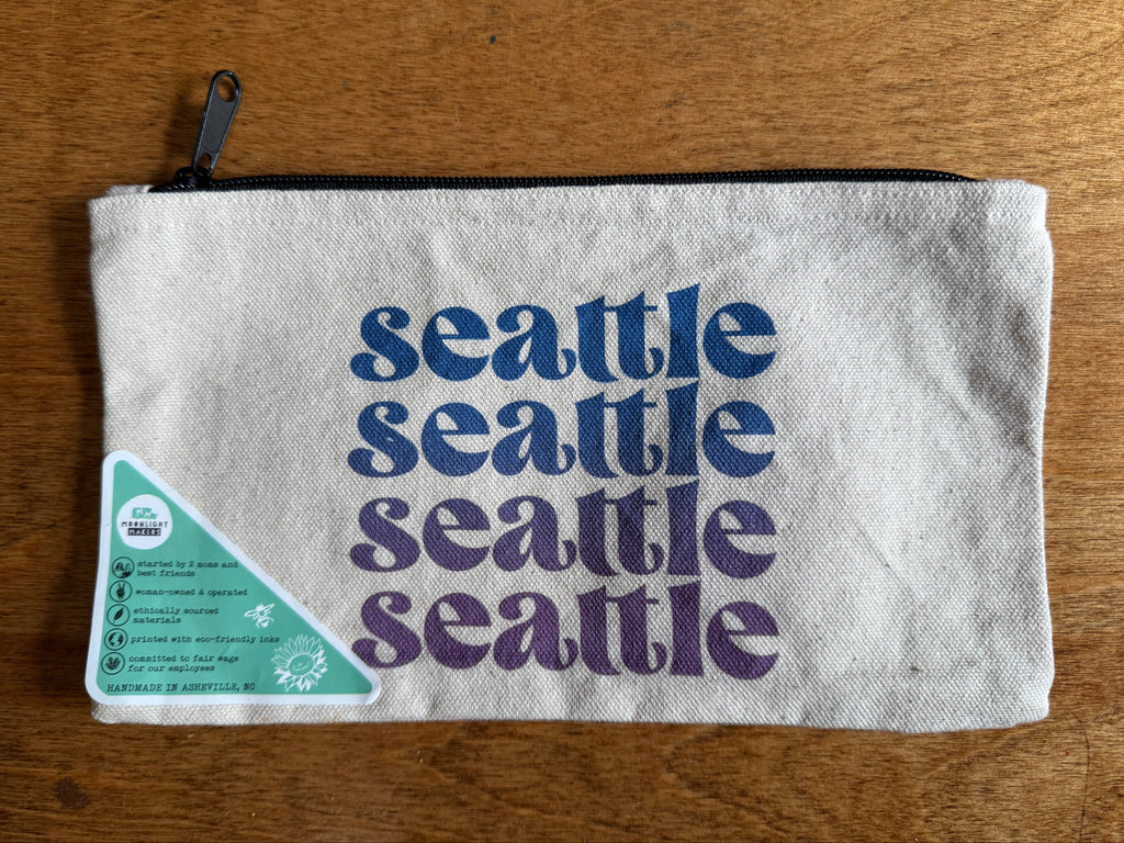 Seattle - Canvas Zipper Pouch
