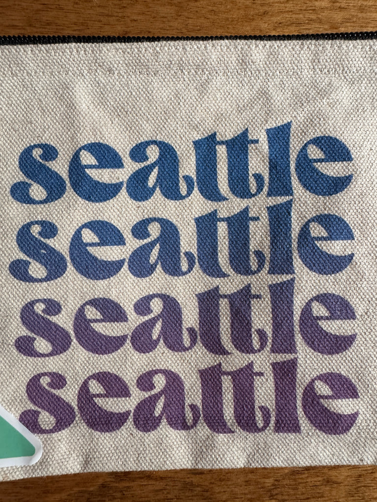 Seattle - Canvas Zipper Pouch