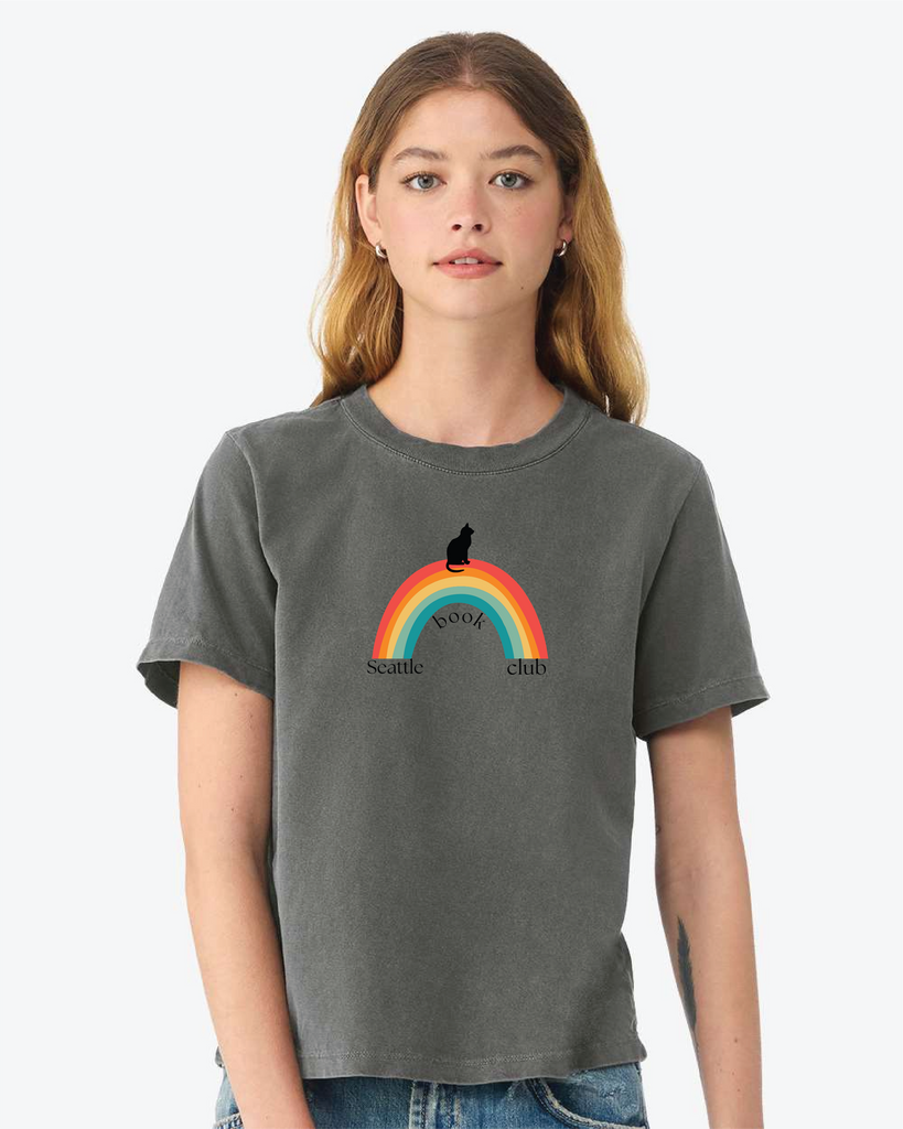 Seattle Book Club Rainbow Logo Tee