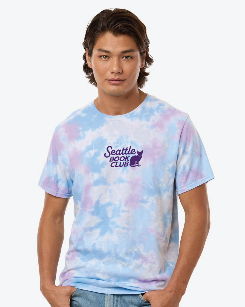 Seattle Book Club Tie-Dyed Tee