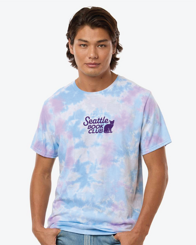 Seattle Book Club Tie-Dyed Tee