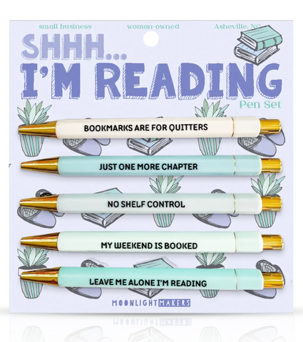 Shh, I'm Reading - Pen Set